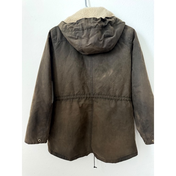 BARBOUR KELSALL WOMEN'S WAXED JACKET OLIVE - Picture 4 of 11